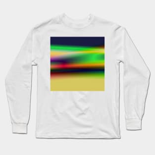 blue yellow green texture art Long Sleeve T-Shirt